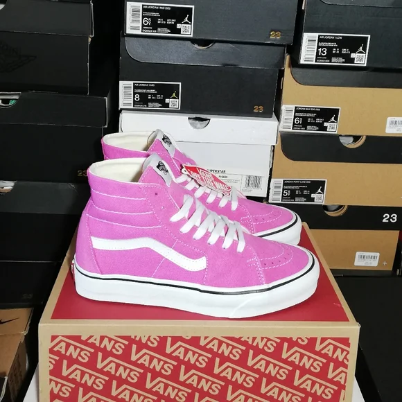 VANS SK8-HI PINKISH "BARBIE" WOMEN'S US SIZE 8 BRAND NEW IN BOX - Picture 2 of 12